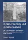 Buchcover Kriegserwartung und Kriegserfahrung