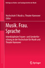 Buchcover Musik. Frau. Sprache