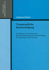 Buchcover Transstaatliche Strafverfolgung