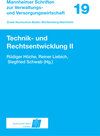 Buchcover Technik- und Rechtsentwicklung II
