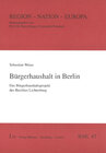 Buchcover Bürgerhaushalt in Berlin