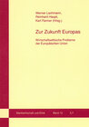 Buchcover Zur Zukunft Europas