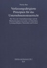 Buchcover Verfassungsdirigierte Prinzipien für das Unternehmenssteuerrecht