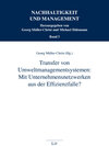 Buchcover Transfer von Umweltmanagementsystemen: Mit  Unternehmensnetzwerken aus der Effizienzfalle?