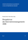 Buchcover Perspektiven des Innovationsmanagements 2008