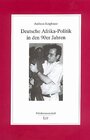 Buchcover Deutsche Afrika-Politik in den 90er Jahren