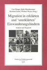 Buchcover Migration in erklärten und 'unerklärten' Einwanderungsländern