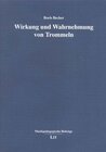 Buchcover Wirkung und Wahrnehmung von Trommeln