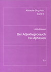 Buchcover Der Adjektivgebrauch bei Aphasien