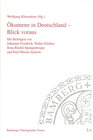 Buchcover Ökumene in Deutschland - Blick voraus