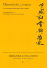 Buchcover Chinesische Literatur