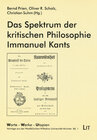 Buchcover Das Spektrum der kritischen Philosophie Immanuel Kants