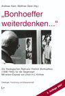 Buchcover "Bonhoeffer weiterdenken..."