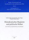 Buchcover Demokratisches Regieren und politische Kultur