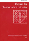 Buchcover Theorie der phantastischen Literatur