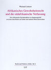 Buchcover Afrikanisches Gewohnheitsrecht und die südafrikanische Verfassung