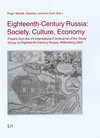 Buchcover Eighteenth-Century Russia: Society, Culture, Economy