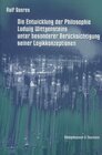 Buchcover Die Entwicklung der Philosophie Ludwig Wittgensteins