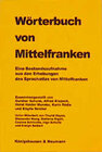 Buchcover Wörterbuch von Mittelfranken