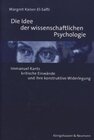 Buchcover Die Idee der wissenschaftlichen Psychologie