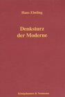 Buchcover Denksturz der Moderne