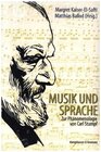 Buchcover Musik und Sprache