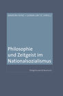 Buchcover Philosophie und Zeitgeist im Nationalsozialismus