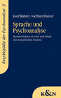 Buchcover Sprache und Psychoanalyse