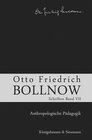Buchcover Otto Friedrich Bollnow: Schriften