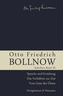 Buchcover Otto Friedrich Bollnow: Schriften