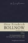 Buchcover Otto Friedrich Bollnow: Schriften