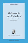 Buchcover Philosophie des Zwischen