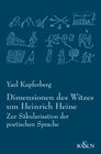 Buchcover Dimensionen des Witzes um Heinrich Heine