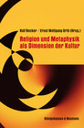 Buchcover Religion und Metaphysik als Dimension der Kultur