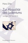 Buchcover Zur Aktualität des Judentums
