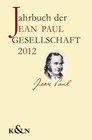 Buchcover Jahrbuch der Jean Paul Gesellschaft