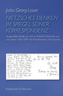 Buchcover Nietzsches Denken im Spiegel seiner Korrespondenz