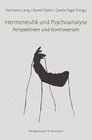 Buchcover Hermeneutik und Psychoanalyse