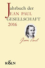 Buchcover Jahrbuch der Jean Paul Gesellschaft