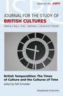 Buchcover British Temporalities. The Times of Culture and the Culture of Time