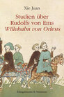 Buchcover Studien über Rudolfs von Ems ,Willehalm von Orlens’