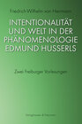 Buchcover Intentionalität und Welt in der Phänomenologie Edmund Husserls