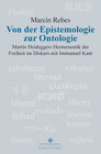 Buchcover Von der Epistemologie zur Ontologie