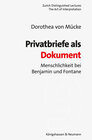 Buchcover Privatbriefe als Dokument