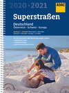 Buchcover ADAC Superstraßen 2020/2021 Deutschland 1:200.000, Österreich 1:300.000, Schweiz 1:301.000