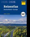 Buchcover ADAC Reiseatlas 2025/2026 Deutschland 1:200.000, Europa 1:4,5 Mio.