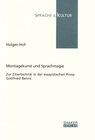 Buchcover Montagekunst und Sprachmagie