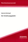 Buchcover Die Verleihungsgebühr