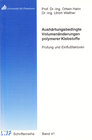 Buchcover Aushärtungsbedingte Volumenänderungen polymerer Klebstoffe