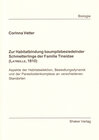Buchcover Zur Habitatbindung baumpilzbesiedelnder Schmetterlinge der Familie Tineidae (Latreille, 1810)